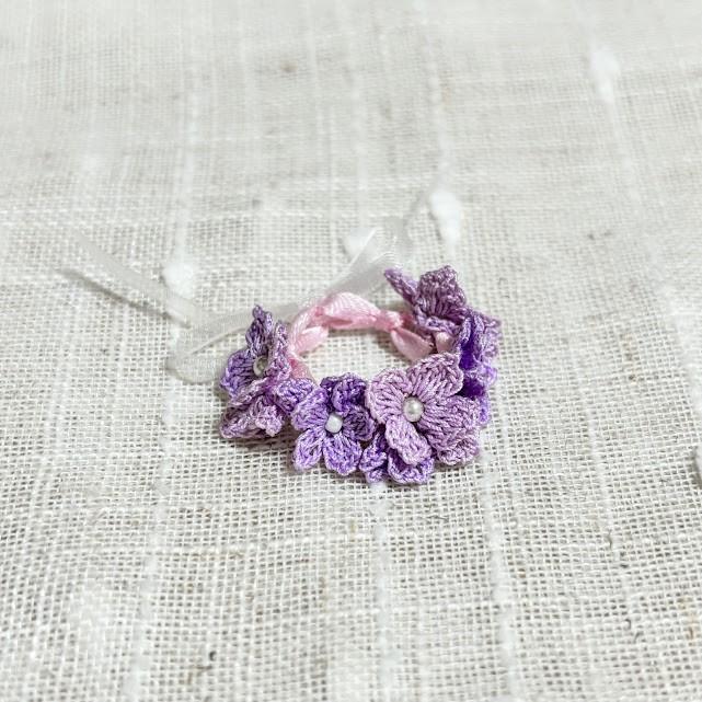 あじさいの花冠  ハムスター・小動物・ぬいぐるみ | 2枚目