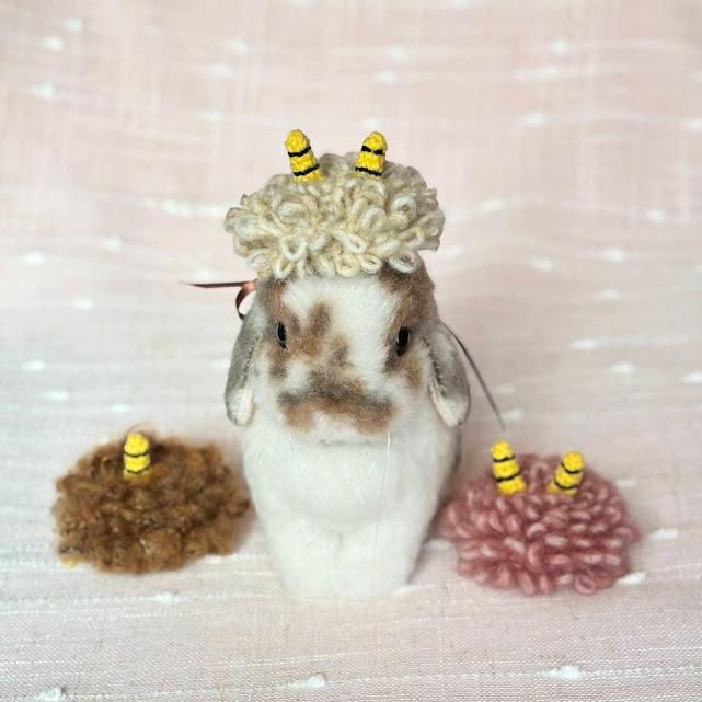 節分・鬼さんのもじゃもじゃカツラ　うさぎ・小動物・ぬいぐるみ | 4枚目