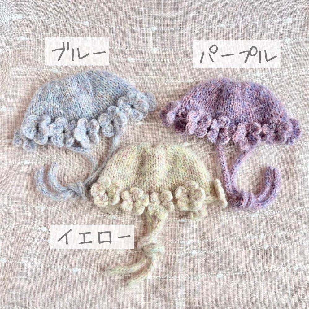 お花のボンネット　うさぎ・ペット・ぬいぐるみ | 5枚目