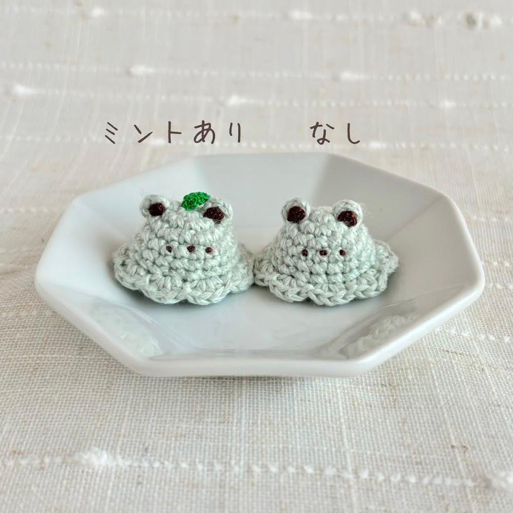 チョコミントのくまさん帽子 ハムスター・小動物・ぬいぐるみ | 3枚目